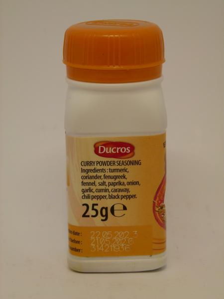 Ducros Curry Powder, Nettogewicht 25g
